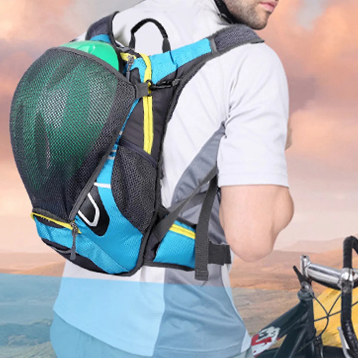 Outdoor Waterproof lightweight Riding backpack 6