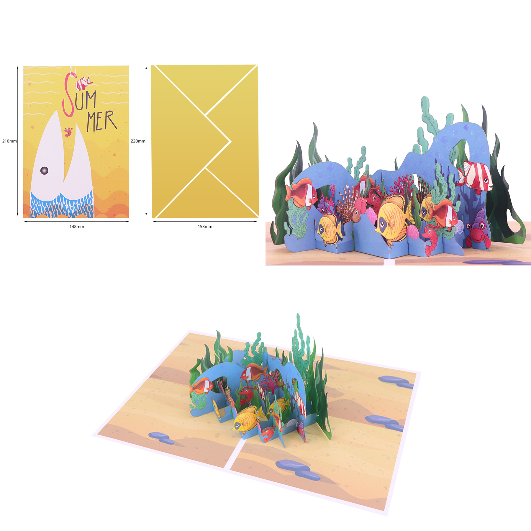 Aquarium Pop Up Card 2
