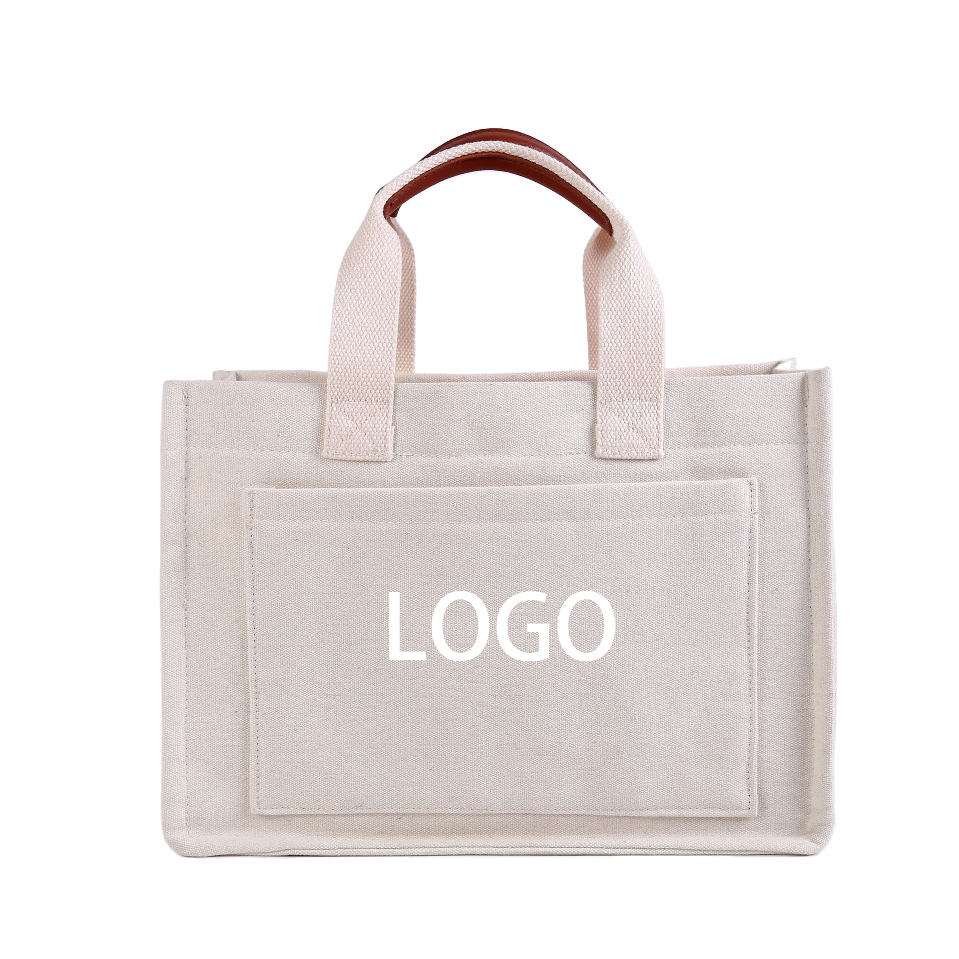 Multi-Layer Women's Crossbody Bag - Canvas 1