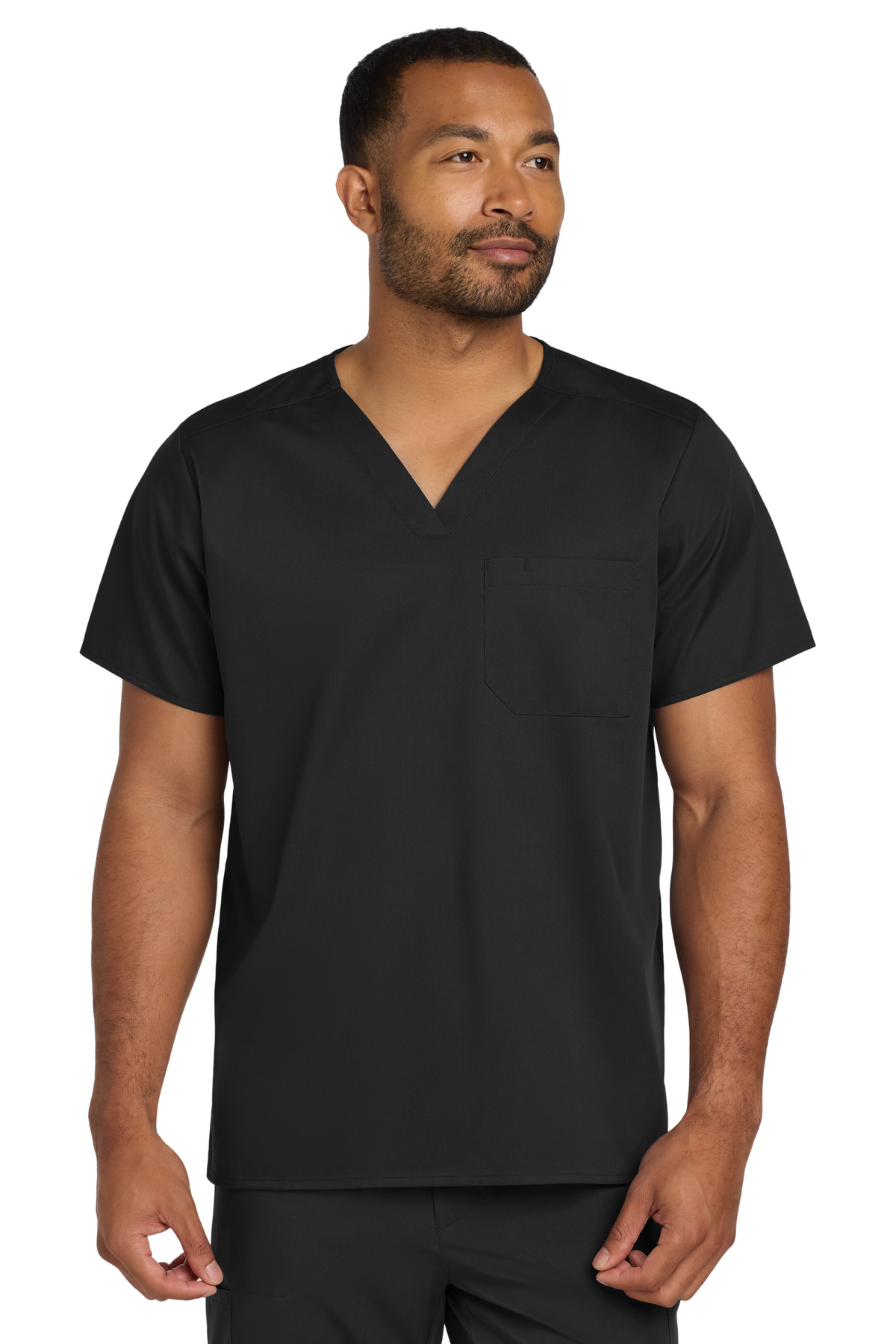 Wink® Unisex WorkFlex Chest Pocket V-Neck Top 23