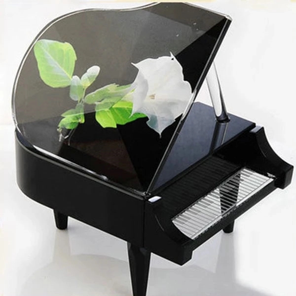 Black Crystal Piano Music Box 5