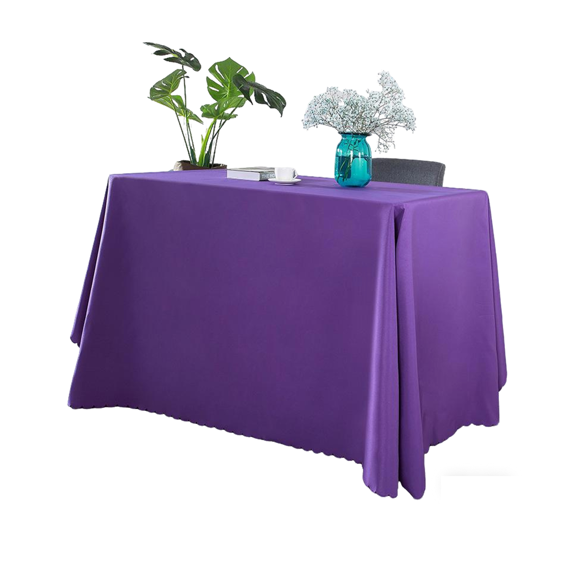 Polyester Tablecloth 102" x 71" With Custom Print 17