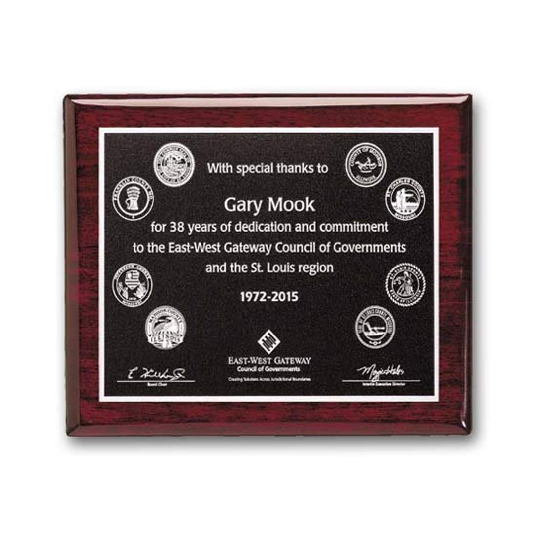 Photocast Plaque - Rosewood 2