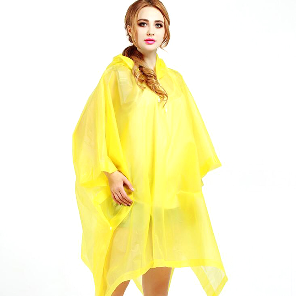 Reusable EVA Rain Poncho 5