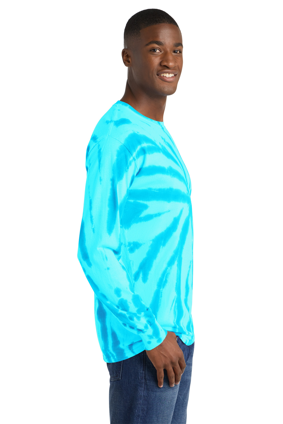 Port & Co Tie-Dye Long Sleeve Tee. PC147LS 35