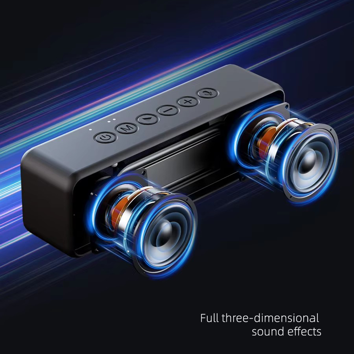 Bluetooth Speaker w/ Loud Stereo Sound 6