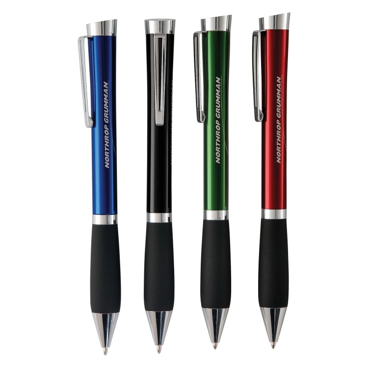 Crescent Ballpoint Pen w/ Comfort Grip