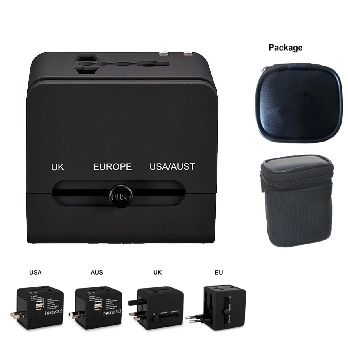 Hot Selling Universal Wall Charger Adapter with Logo Print 5