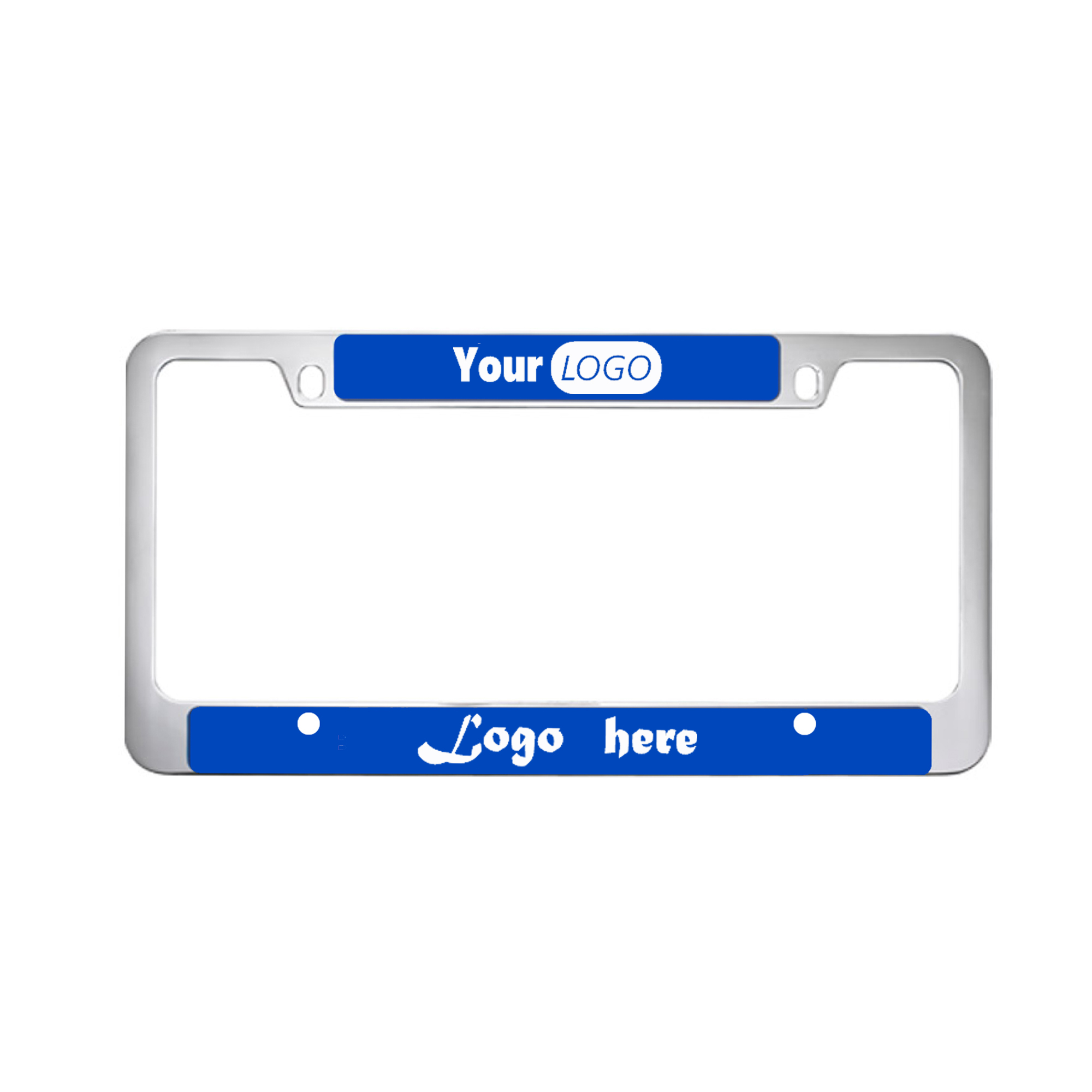 Full-Color Aluminum License Plate Frame 2