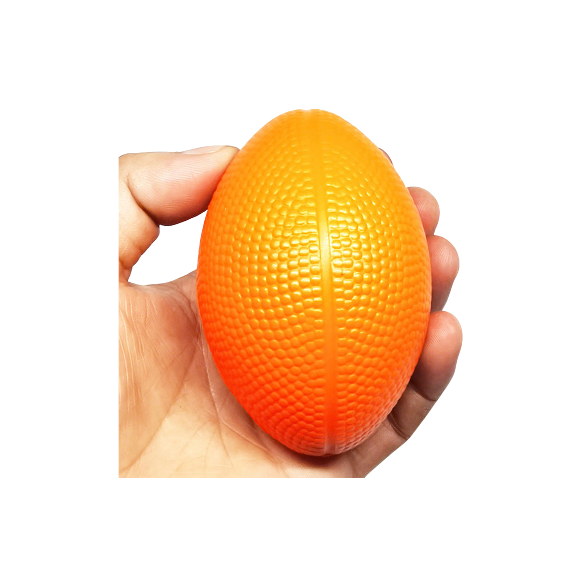 Small Football Shape Stress Ball 3.44" x 2.28" 3
