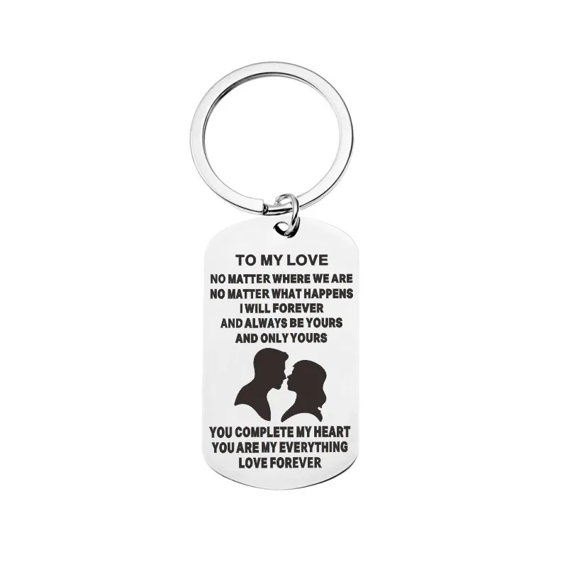 Stainless steel keychain pendant 3