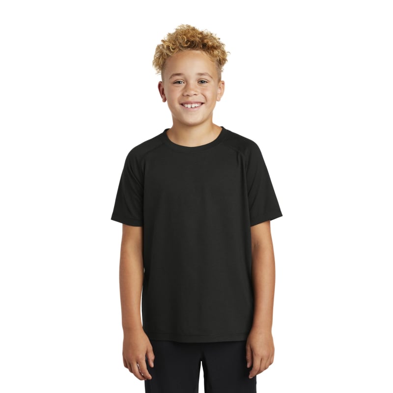 Sport-Tek Youth PosiCharge Tri-Blend Wicking Raglan Tee. 8