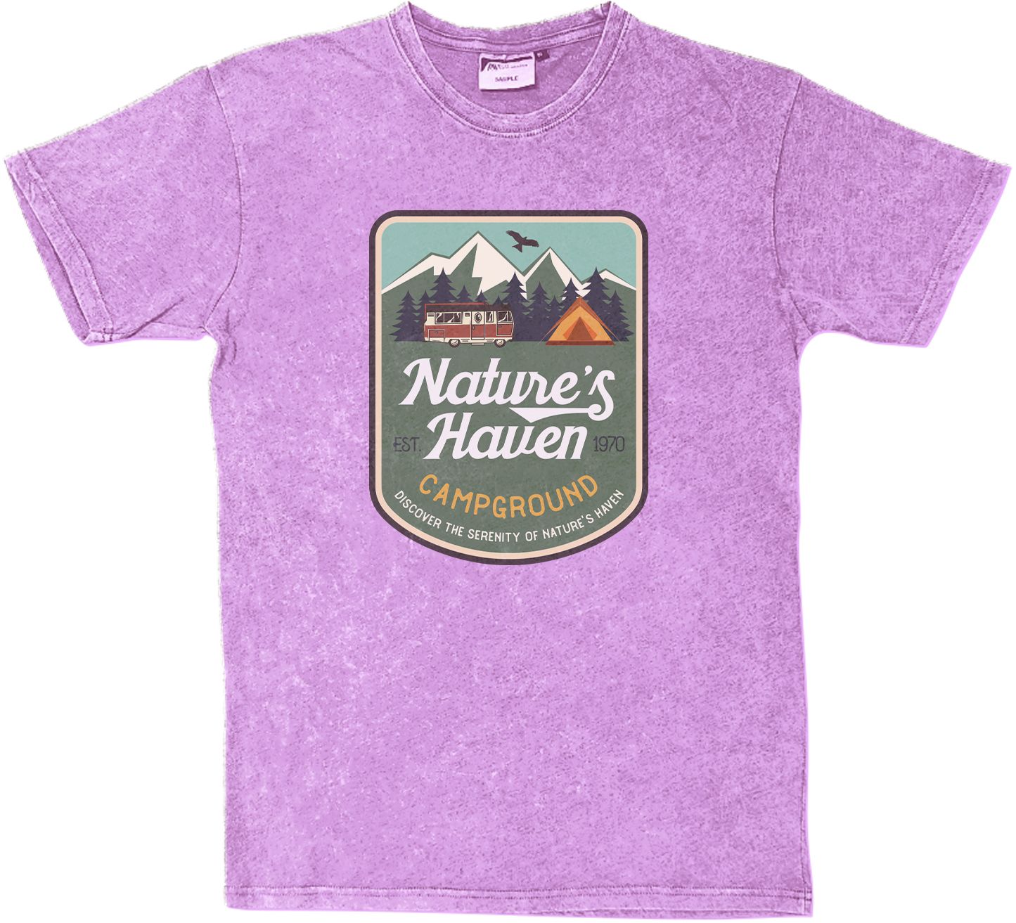 FULL COLOR UNISEX ACID WASHED T-SHIRT 16