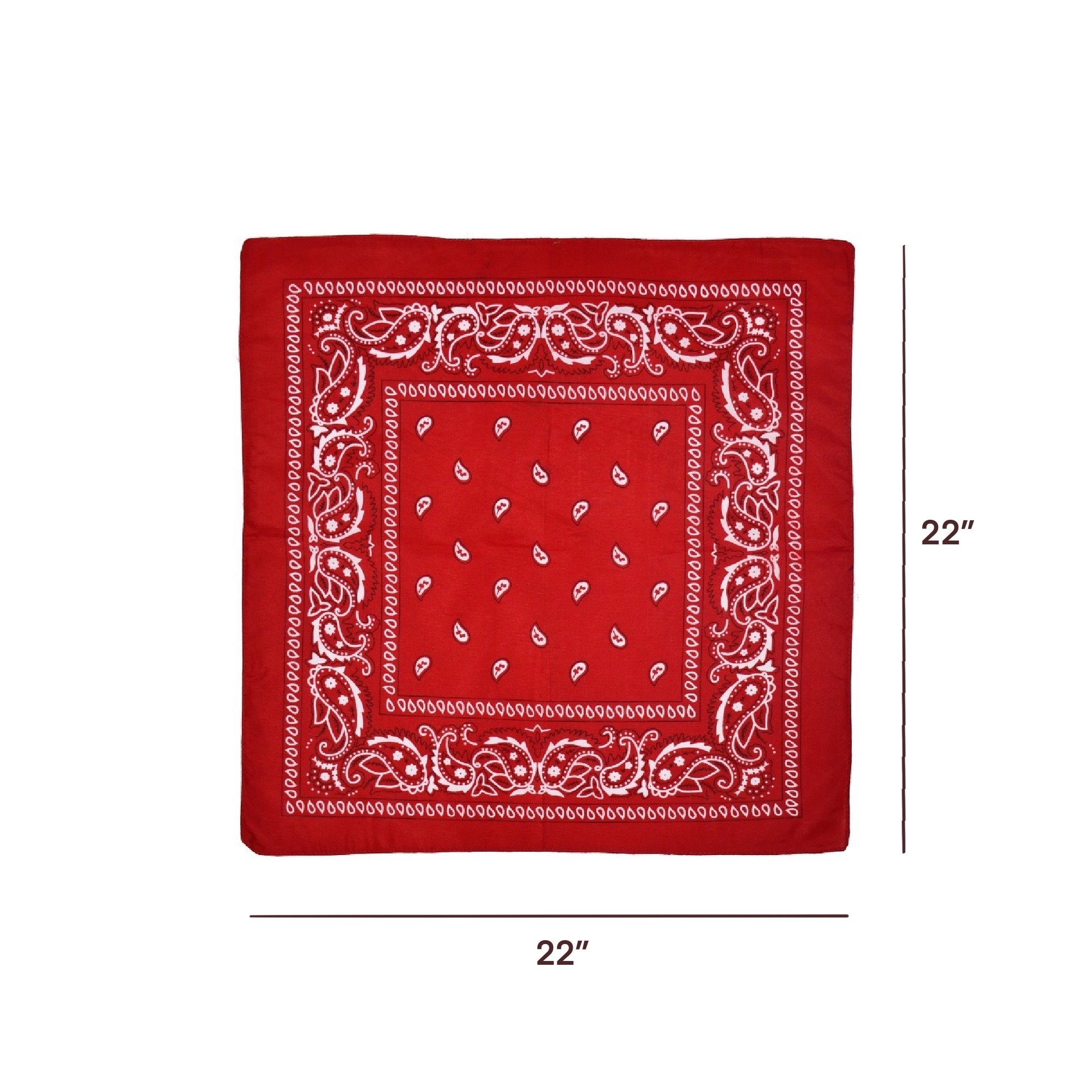 Unisex Handkerchief Bandanna MOQ 50PCS 3