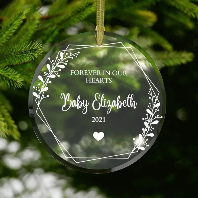 Circle Glass Ornaments 5