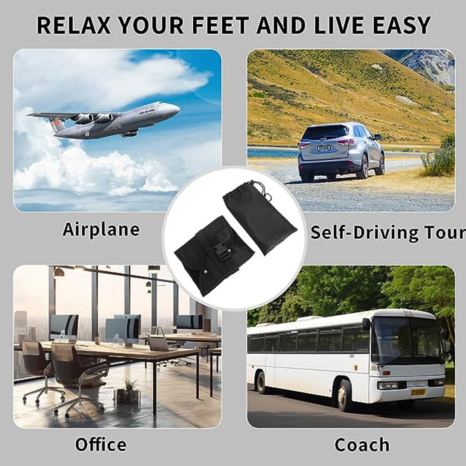 INFLATABLE PLANE FOOTREST 1