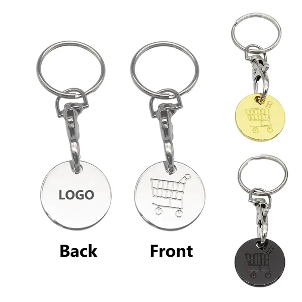 Partable shopping cart token keychain 6