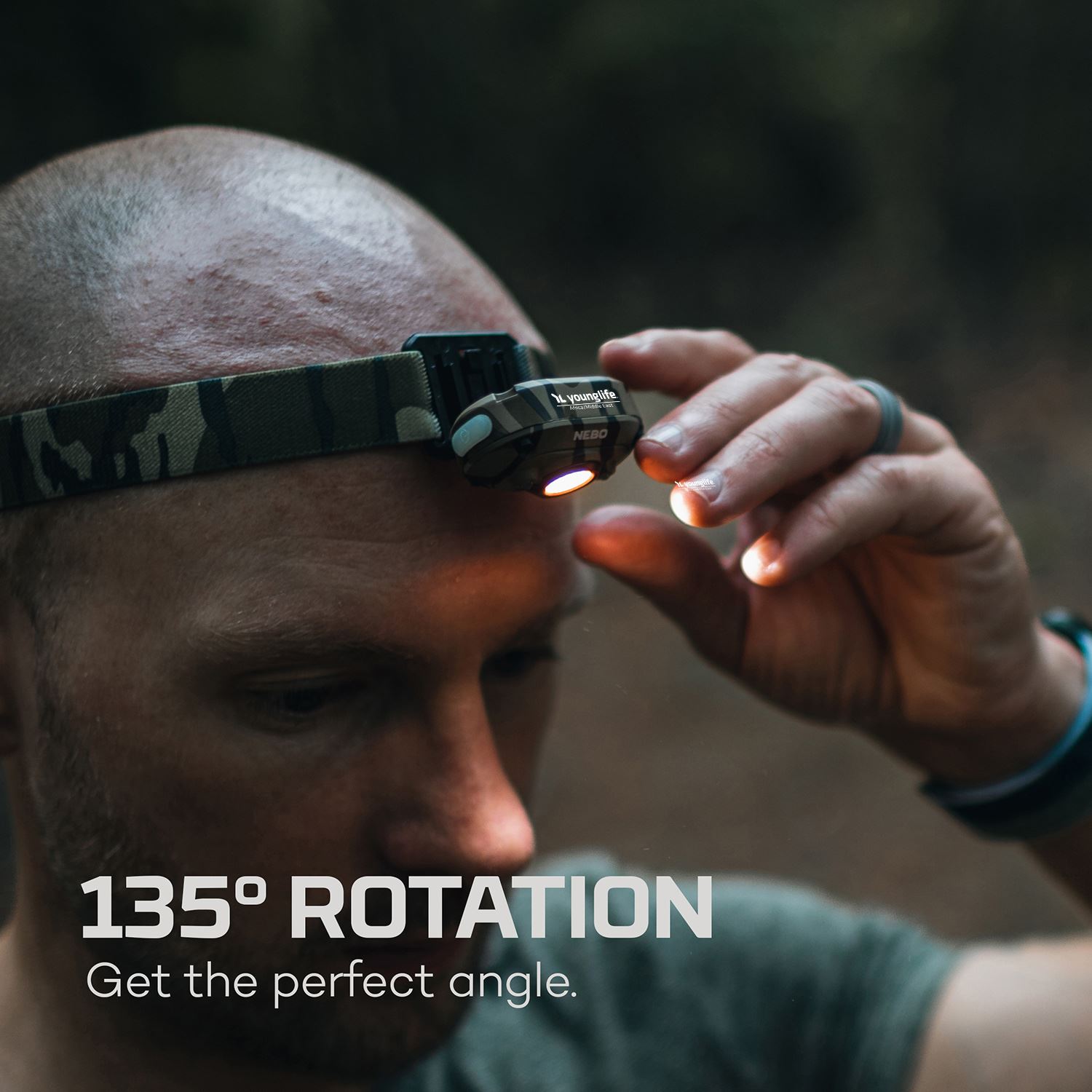 MYCRO RECHARGEABLE HEADLAMP - Mossy Oak 3