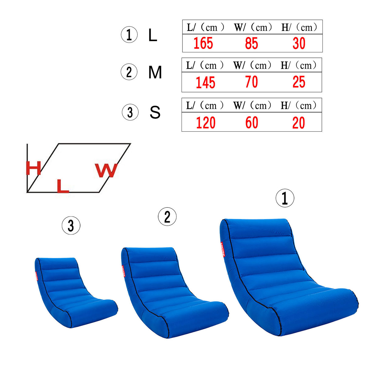 Outdoors Inflatable Loungers Air Chair 4