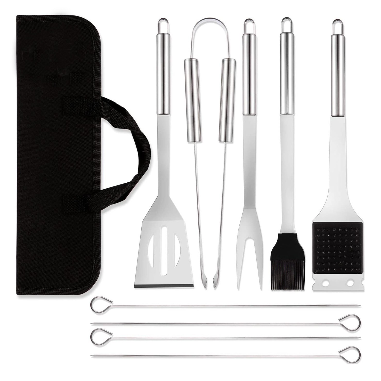 10Pcs Stainless Steel Grill Utensils Set 2