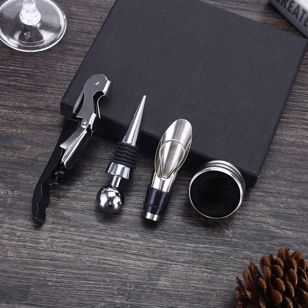 Red Wine Bottle Opener Set 4