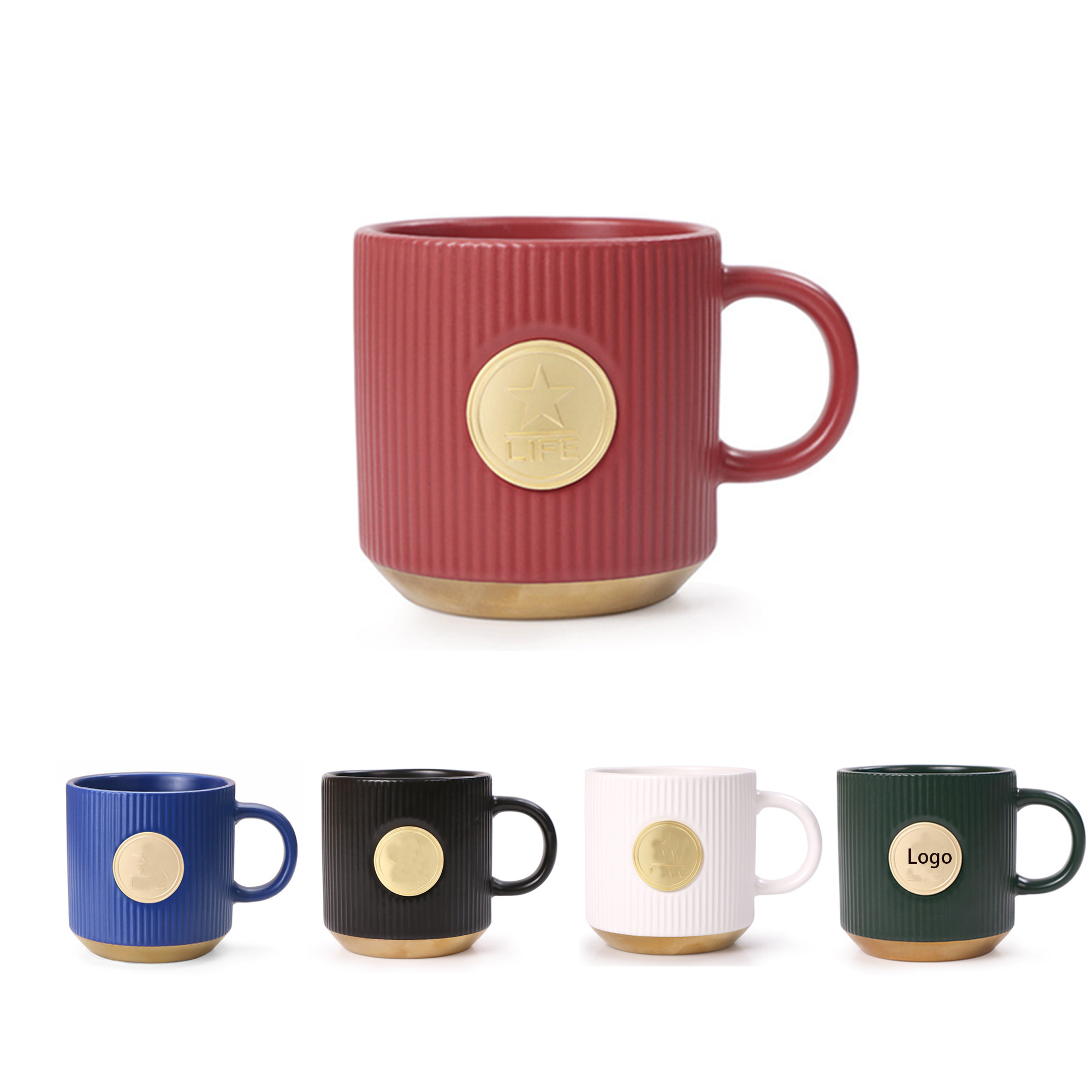 Ceramic Mug With Bronce 2