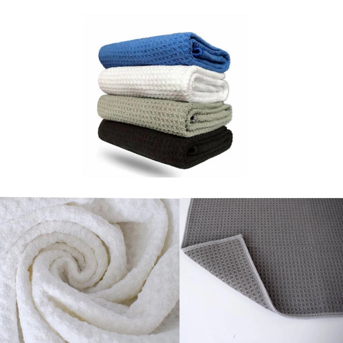 Embroidery Golf Towel with Grommet and Hook 2