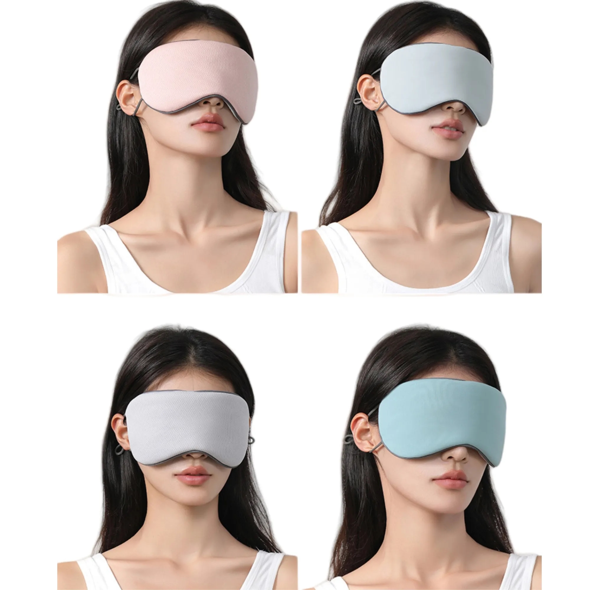 Adjustable Dual Sided Sleeping Eye Mask Warm And Cool 3