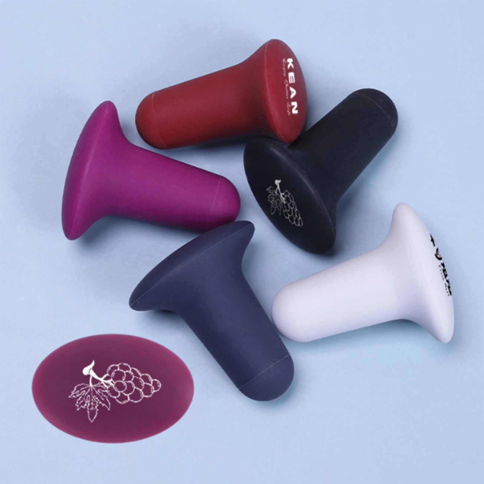 Reusable Silicone Wine bottle Plug 4