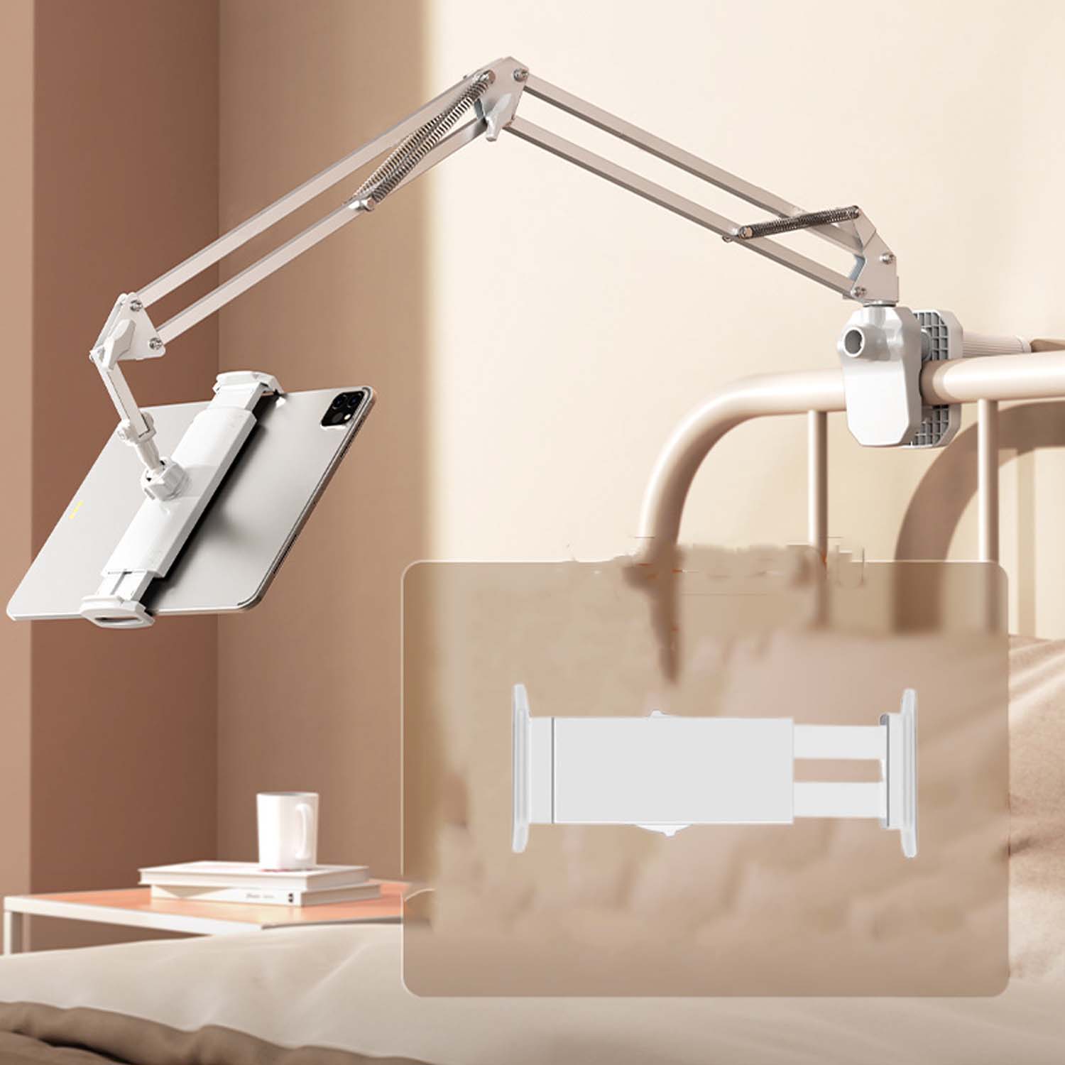 Hidden Bedside Retractable Phone Holder 4