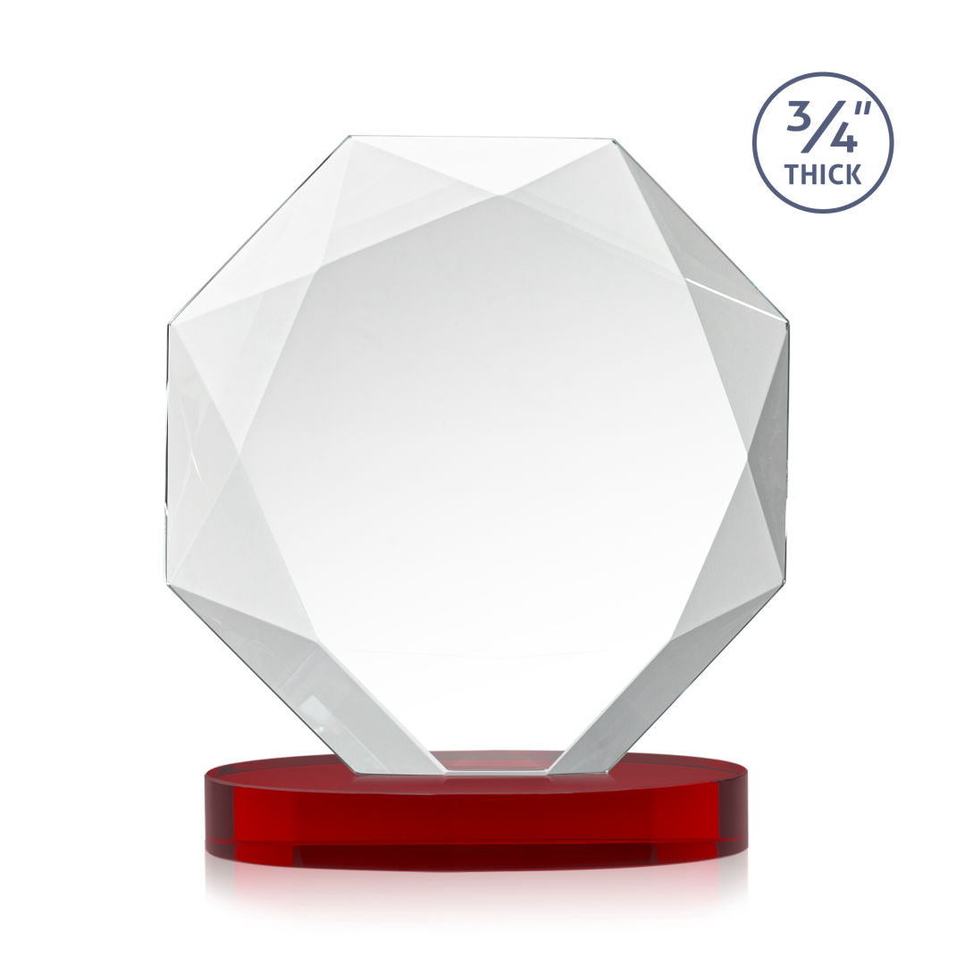 Bradford VividPrint™ Award on Alberton Base - Red 8