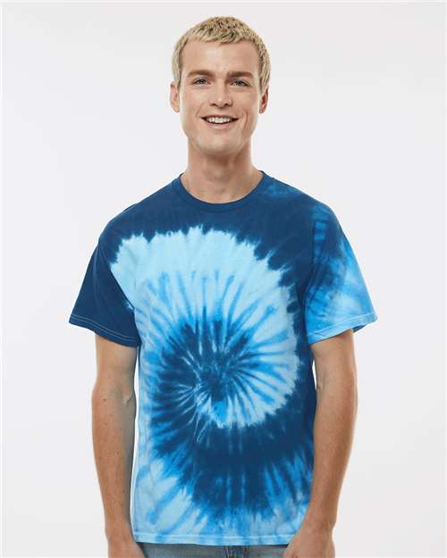 Unisex Multi-Color Tie-Dyed T-Shirt - 1000 146