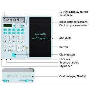 Desk LCD Scientific Calculator Notepad 2