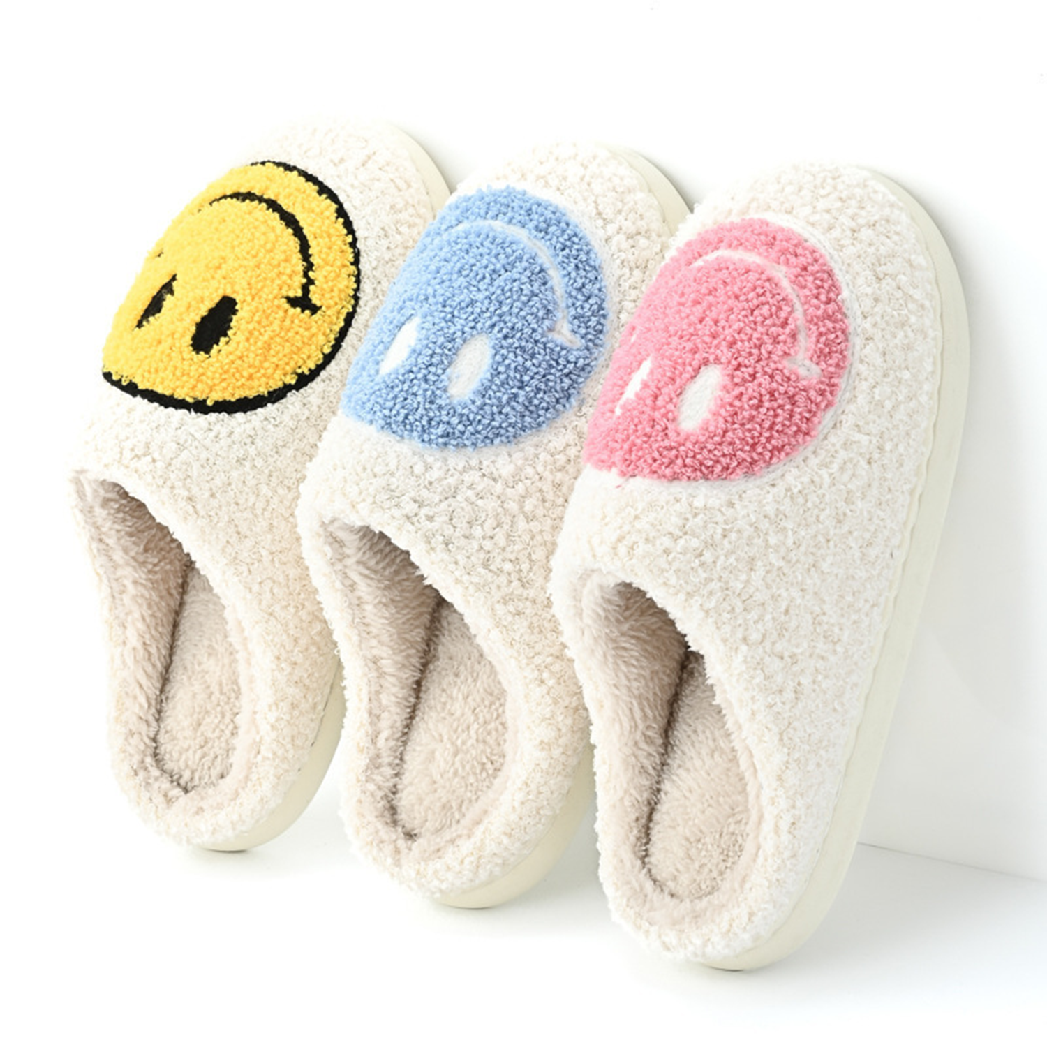 Casual Cozy Happy Retro Smile Face Preppy Slippers 6