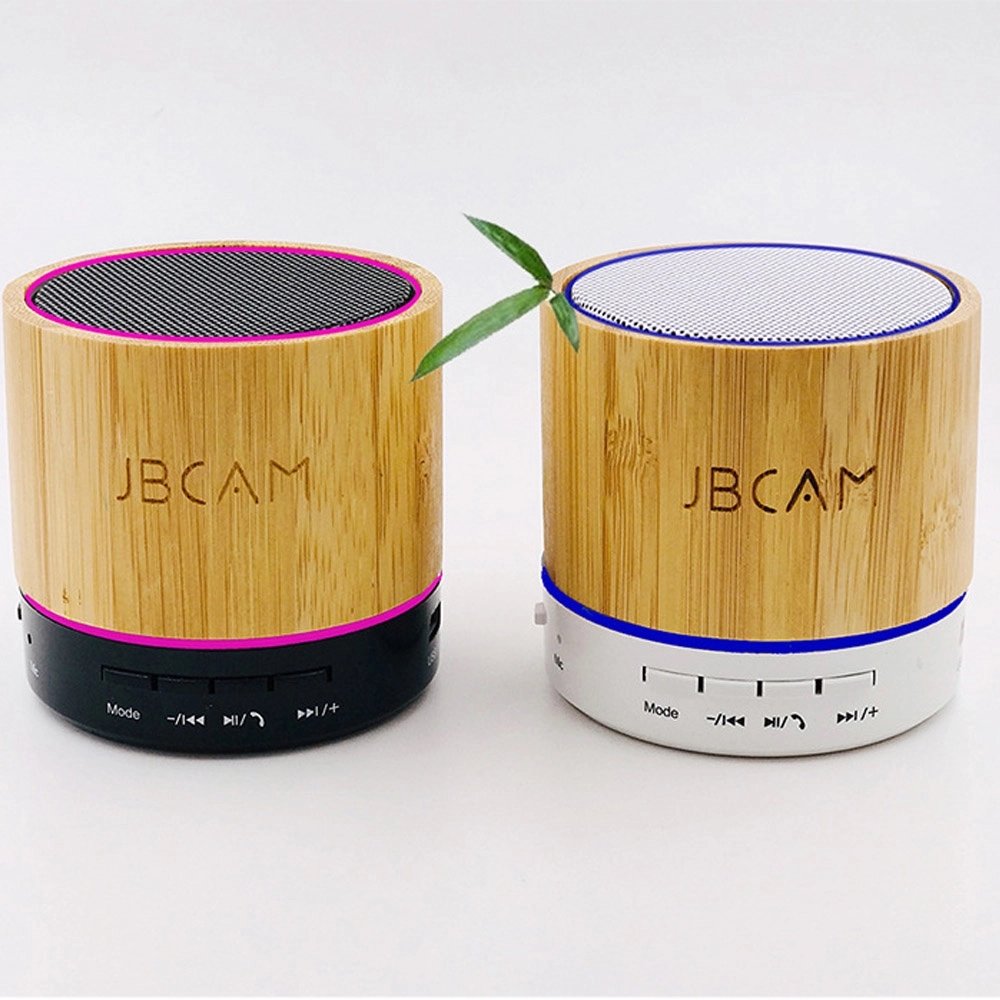 Portable Natural Wooden/Bamboo Wireless Bluetooth Speaker 2