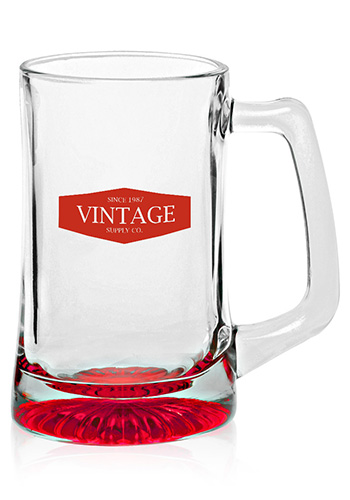 14 oz. ARC Glass Beer Mugs 12