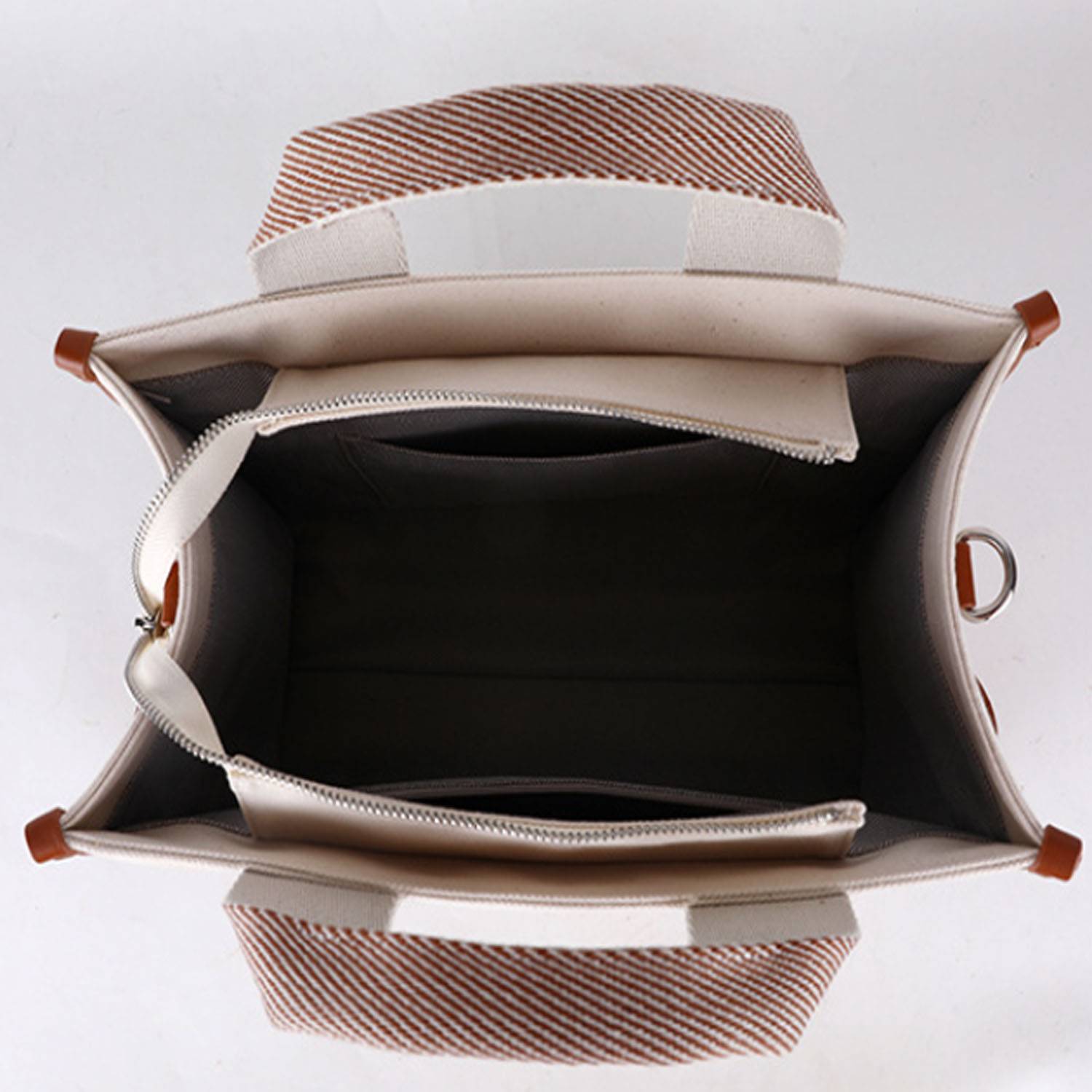 Spacious Waterproof Canvas Tote Bag w/ Detachable Straps 8