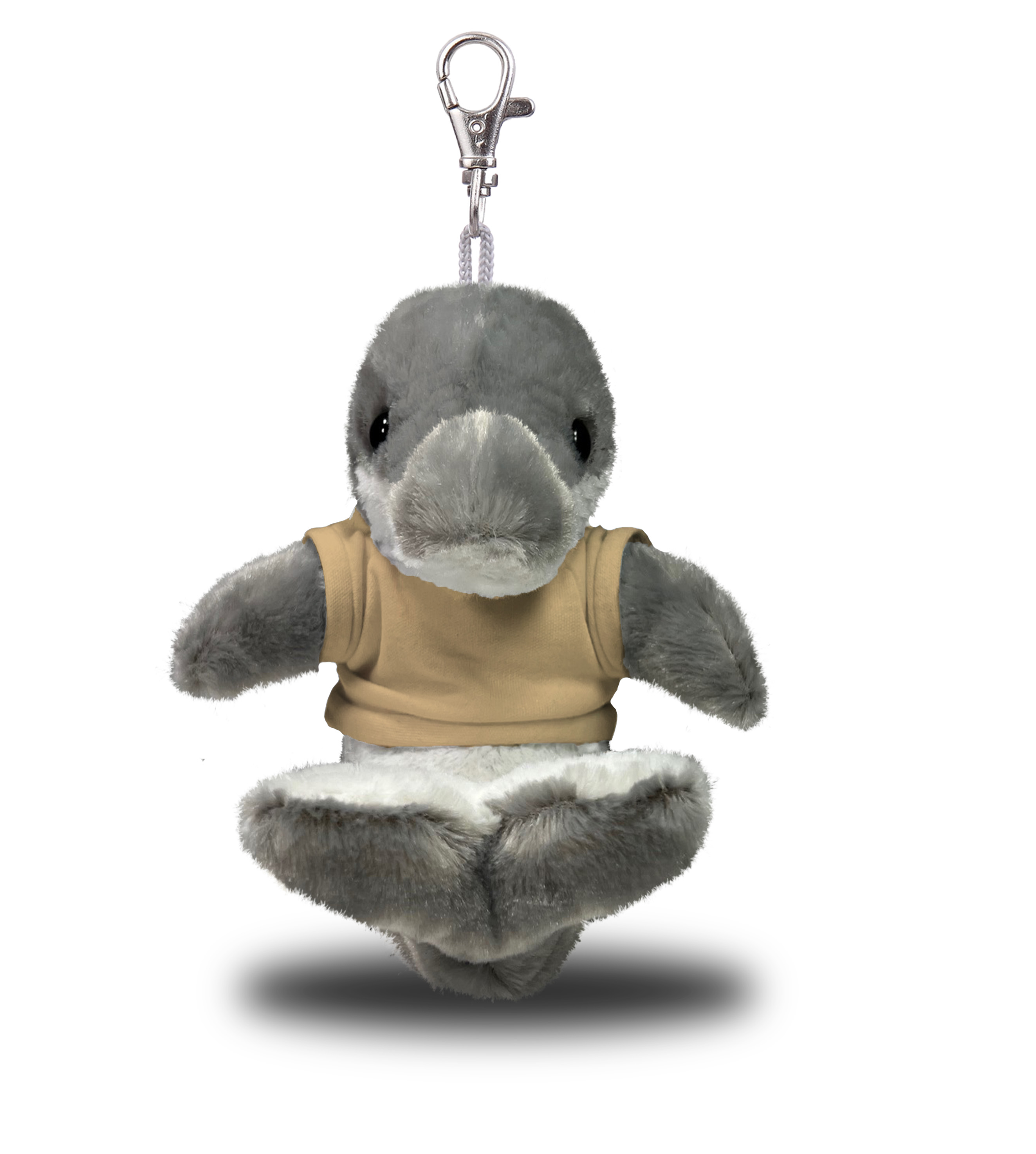 Plush Dolphin Keychain with T-Shirt 2