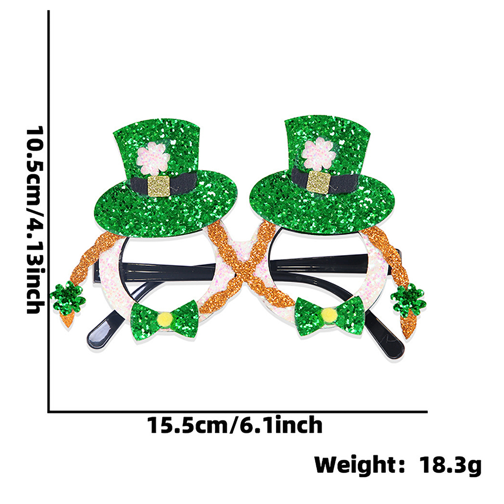 Irish-Themed Sparkling Glasses Construction St.Patrick's Day 11