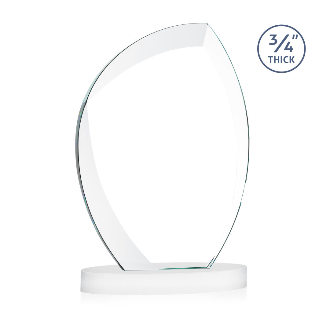 Wichita VividPrint™ Award on Alberton Base - White 7