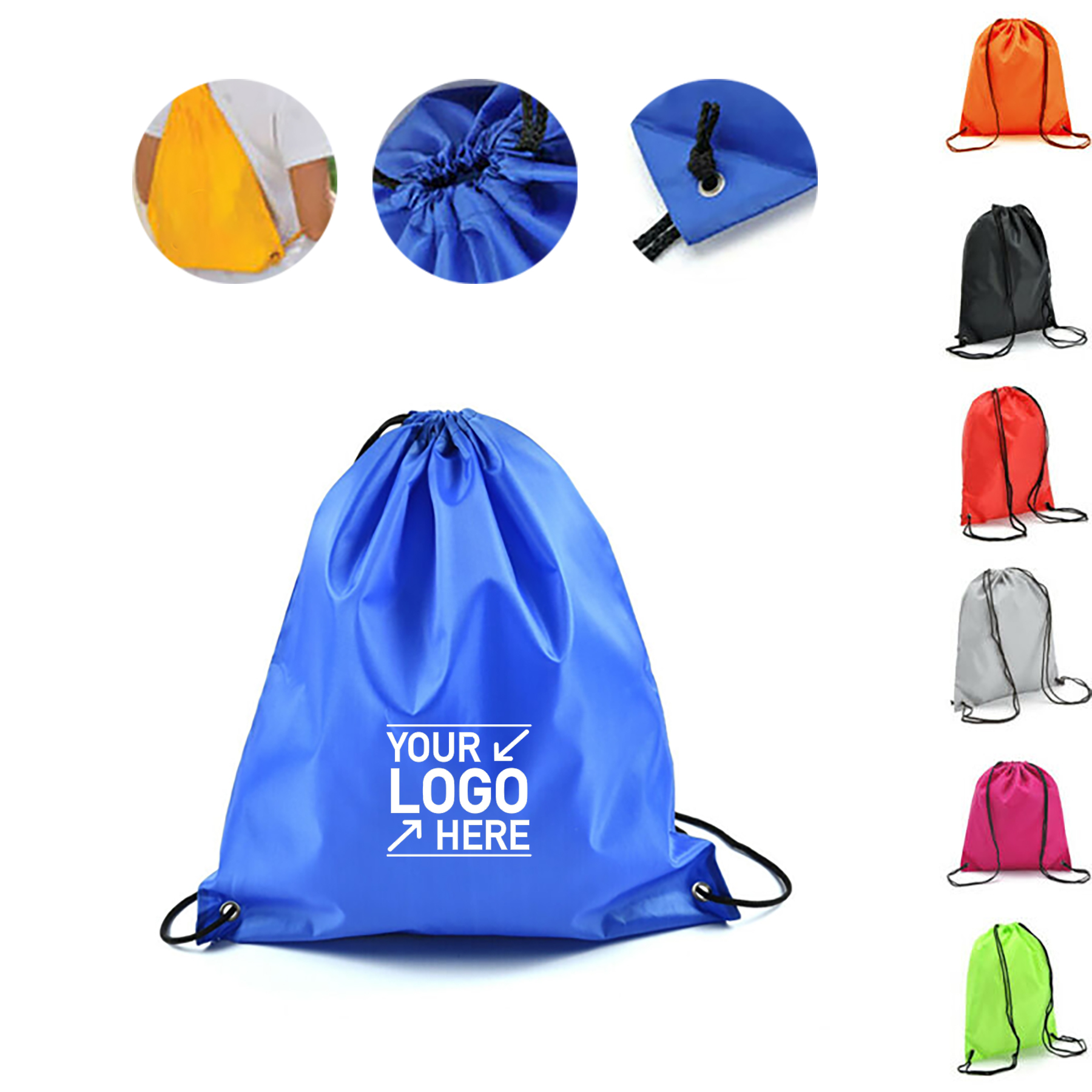 Drawstring Sports Waterproof Backpack 1