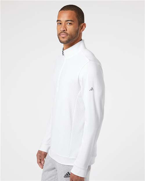 Men's Textured Quarter-Zip Pullover - A295 22