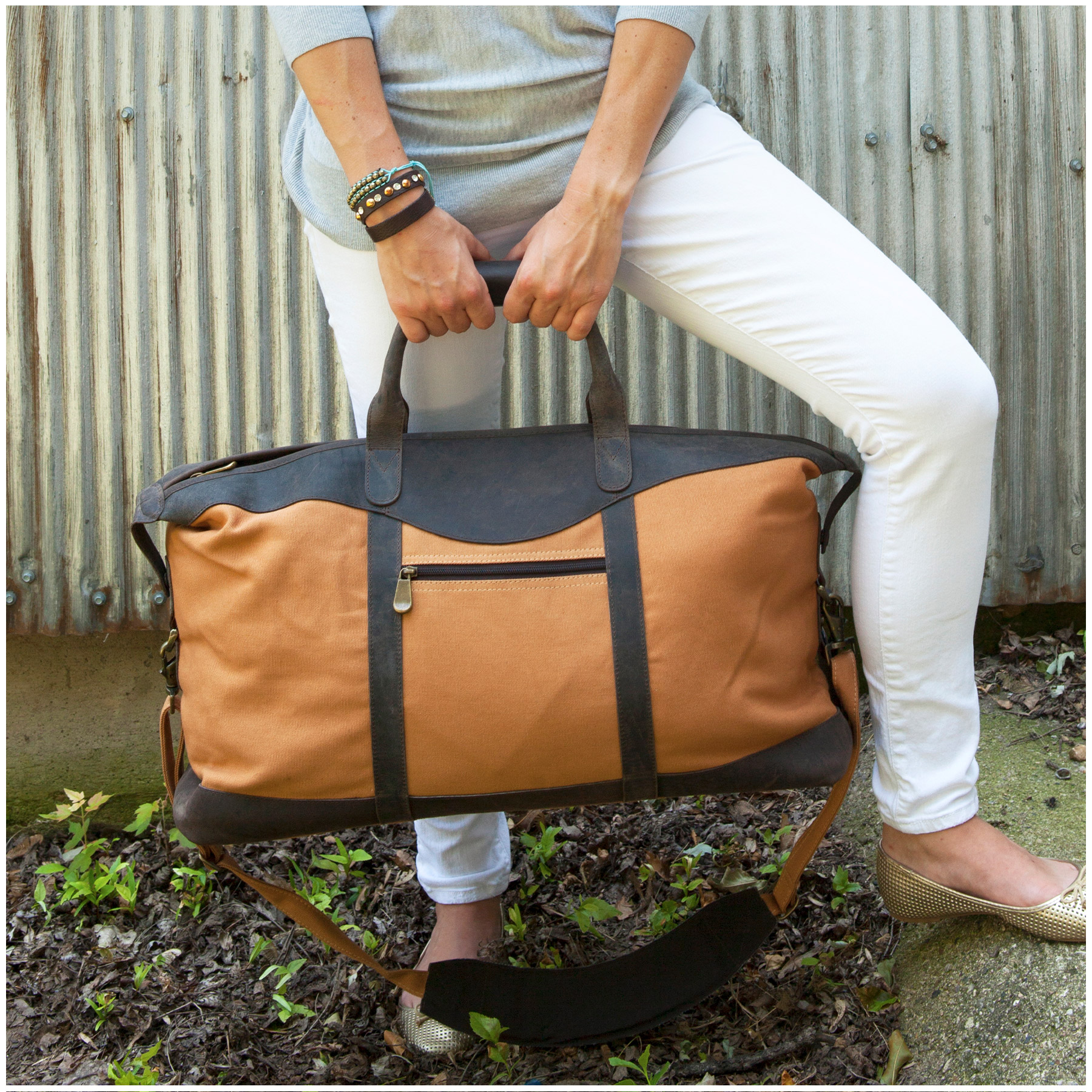 Utah Canyon Leather Duffel Bag 6