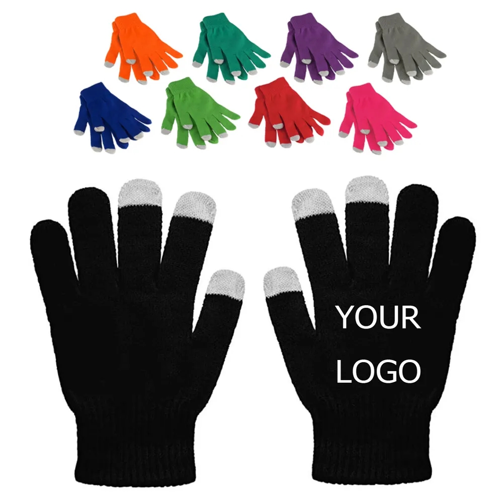 Acrylic Winter Touch Screen Gloves 2