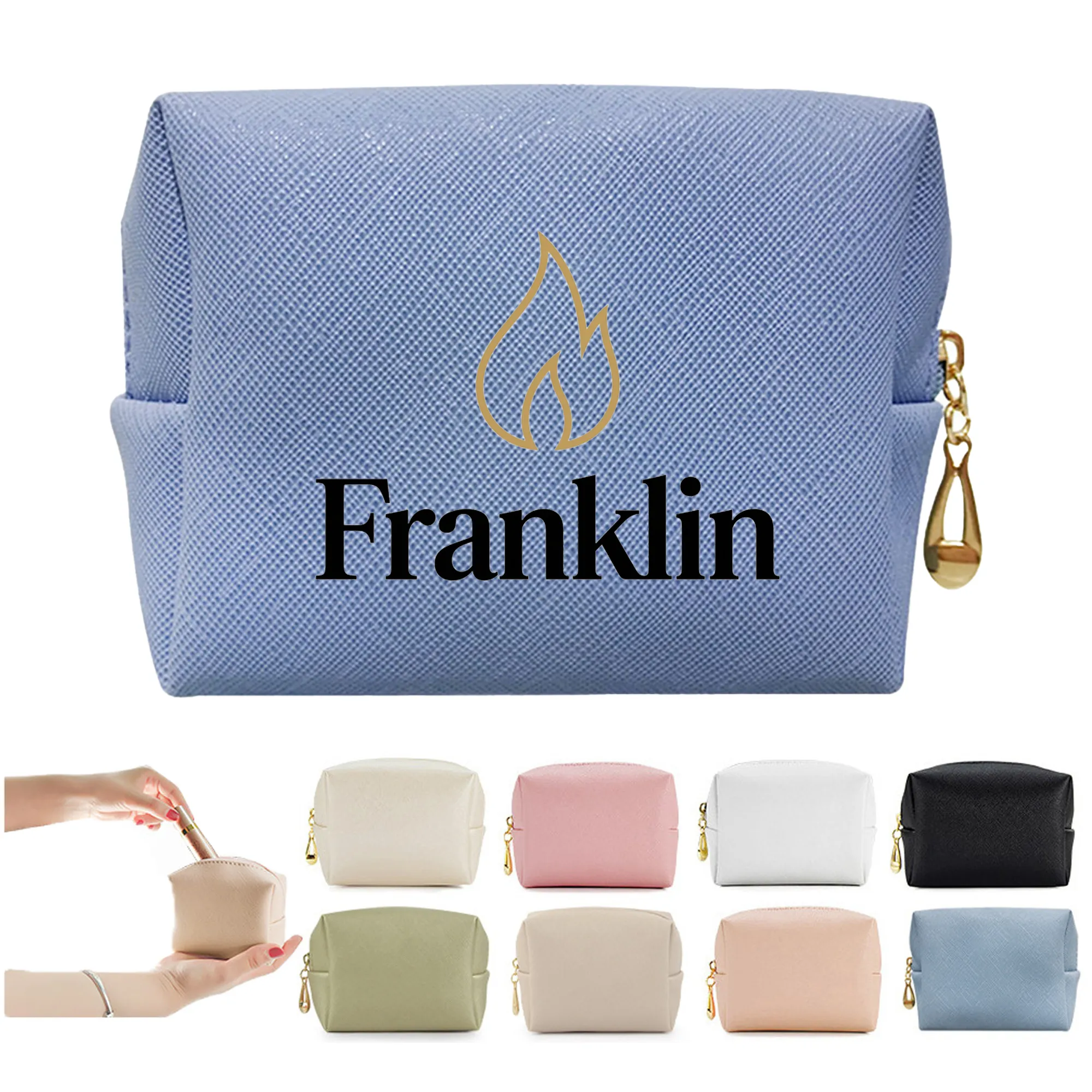 MOQ50 PU Portable Waterproof Travel Pouch 2