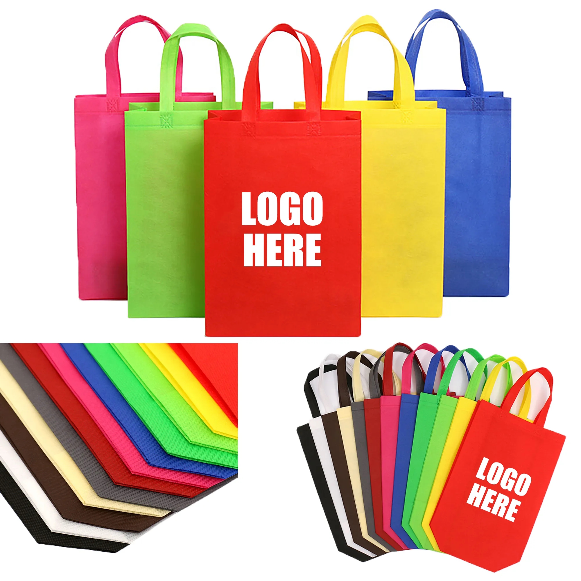 Non-Woven Shopping Tote Bag MOQ 100pcs 3