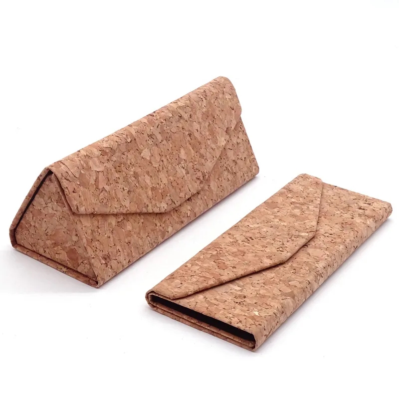 Natural Cork Folding Wood Sunglasses Case 5