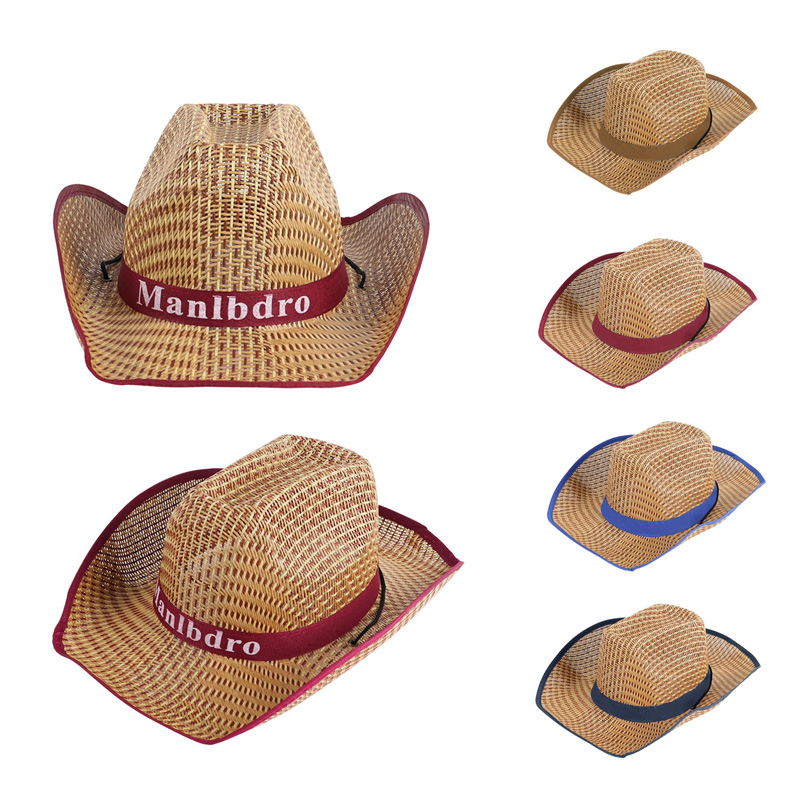 Natural Cowboy Straw Hat 3