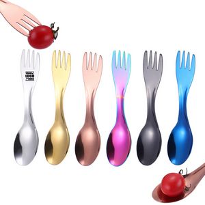 2 In 1 Dual Heads Fork With Spoon 13