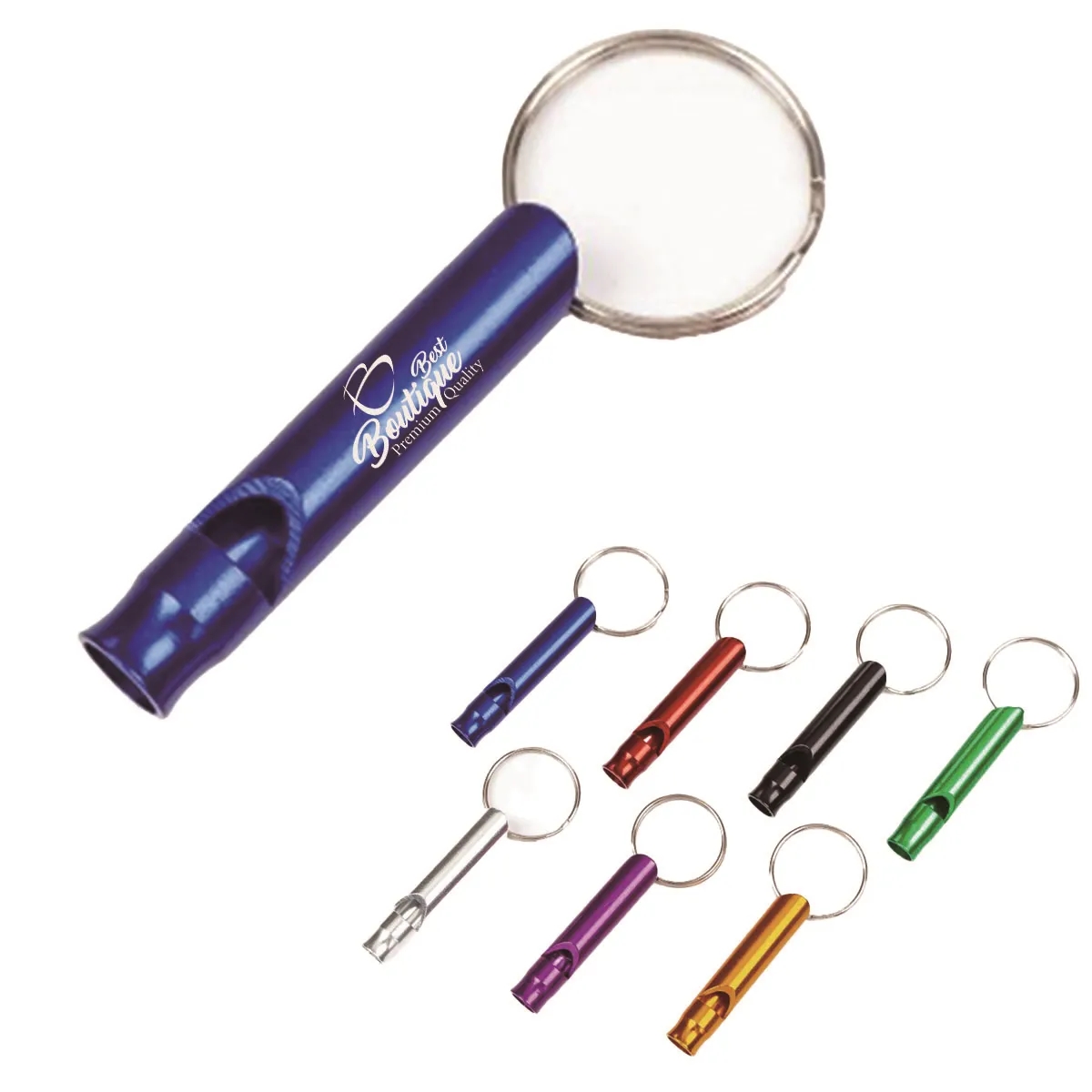 Safety Keychain Emergency Sturdy Light Extra Loud Whistle 1